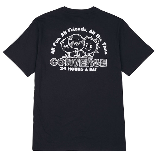 Converse Ανδρική κοντομάνικη μπλούζα Earth Moon Sun Graphic T-Shirt